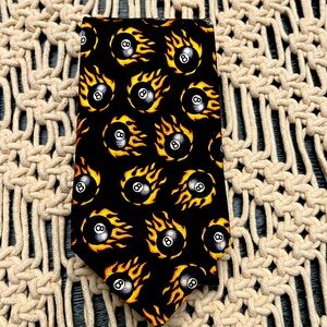 Puritan 8 Ball Billiards Silk Tie-56”